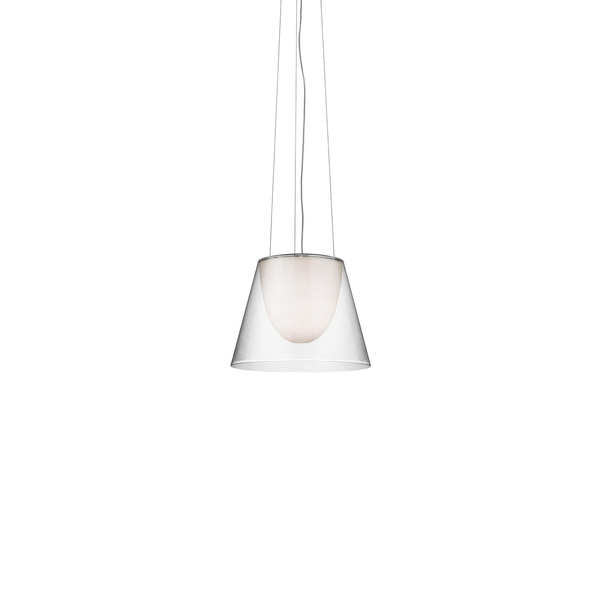 Suspension KTribe S2 de Philippe Starck - Flos-Transparent-Sans ampoule-The Woods Gallery