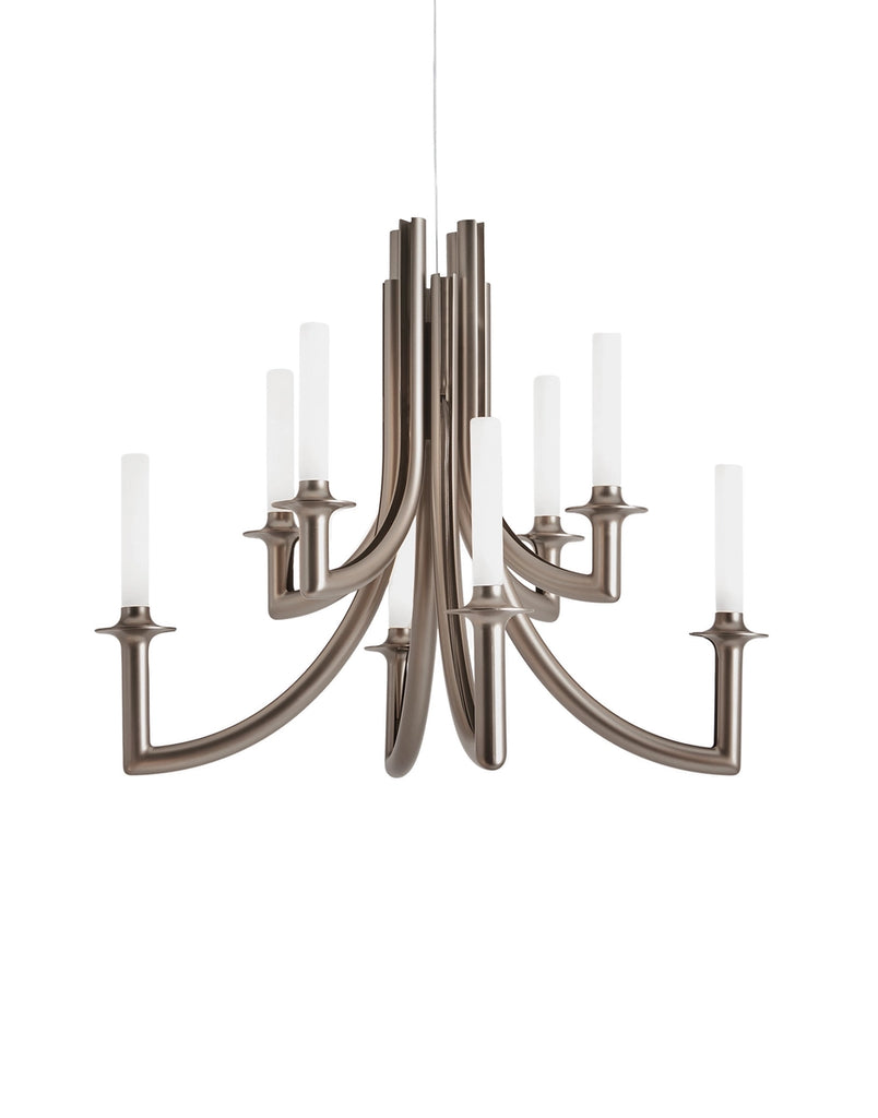 Suspension Khan Metal de Philippe Starck - Kartell-Glossy bronze-The Woods Gallery