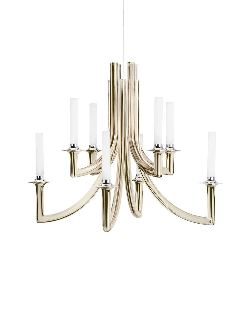 Suspension Khan Metal de Philippe Starck - Kartell-Glossy bronze-The Woods Gallery
