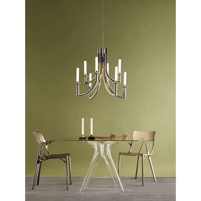 Suspension Khan Metal de Philippe Starck - Kartell-Glossy bronze-The Woods Gallery