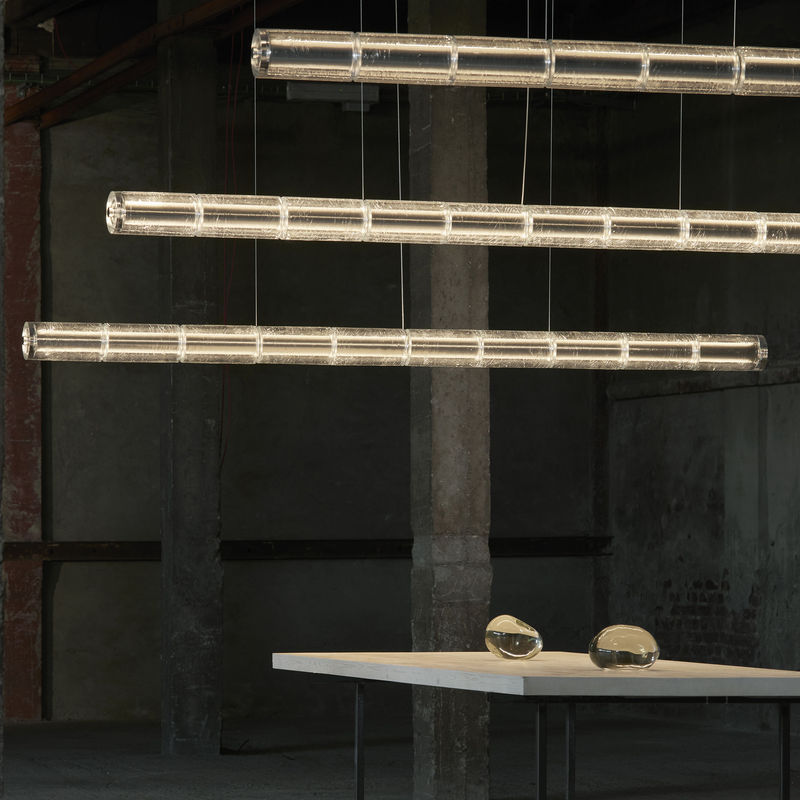Suspension Luce Orizzontale - Flos-L 165.6 cm-The Woods Gallery