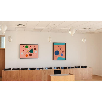 Suspension Moon Opale Ø 34 cm par Verner Panton - Verpan-The Woods Gallery
