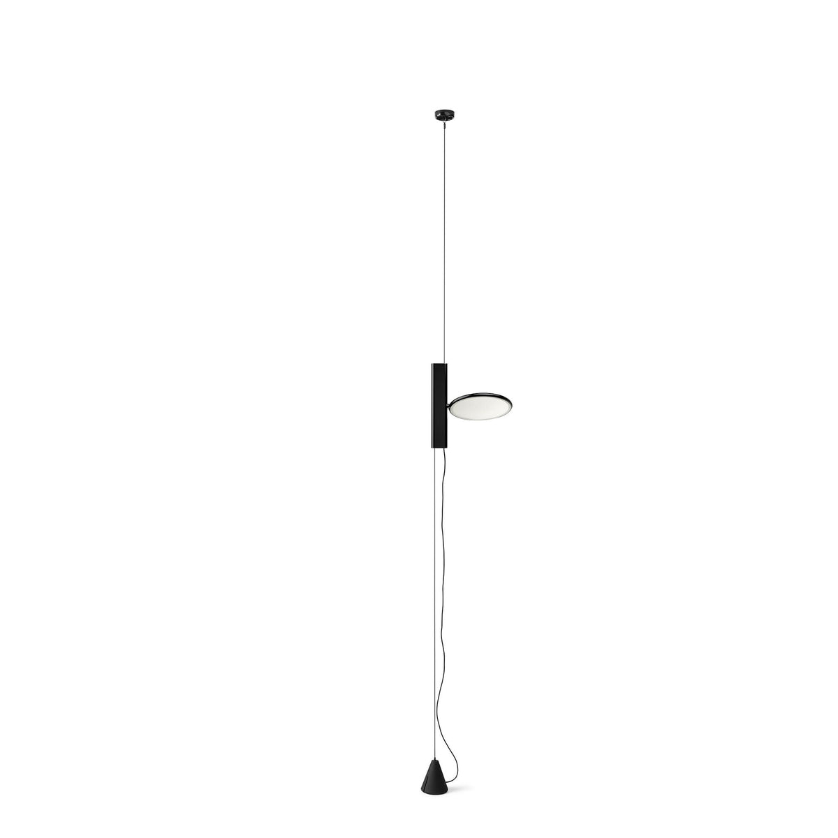 Suspension OK de Konstantin Grcic - Flos-Noir-The Woods Gallery