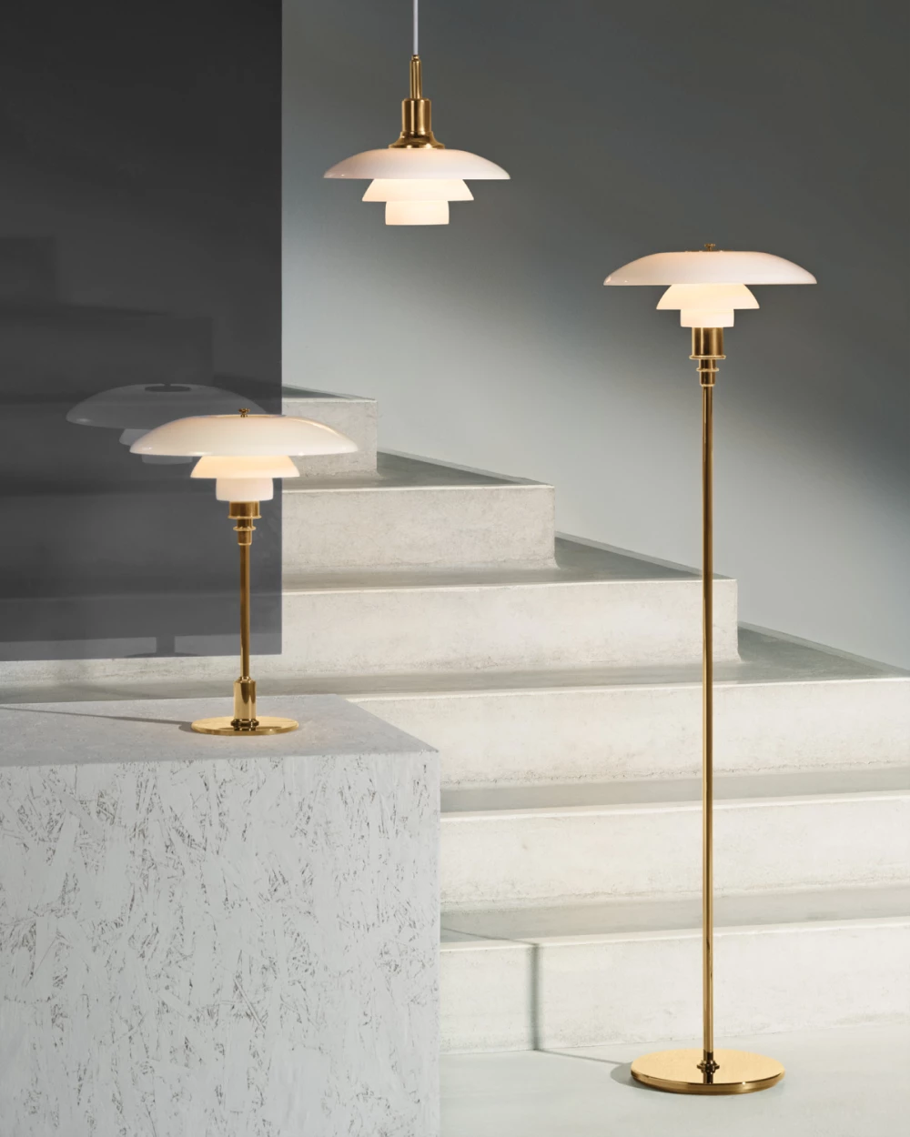 Suspension PH 3/2 - Louis Poulsen-Chromé brillant-The Woods Gallery