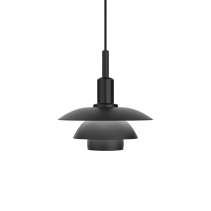 Suspension PH 3/3 de Poul Henningsen - Louis Poulsen-Métal noir-The Woods Gallery