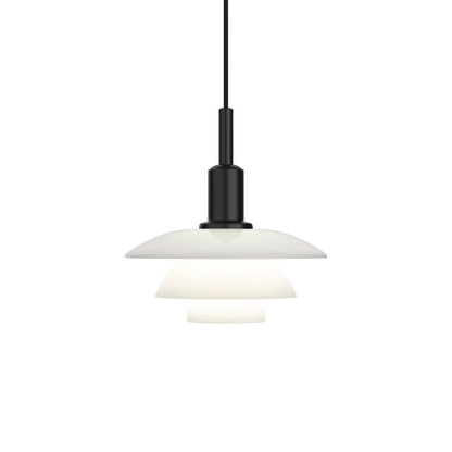 Suspension PH 3/3 de Poul Henningsen - Louis Poulsen-Verre opalin blanc-The Woods Gallery