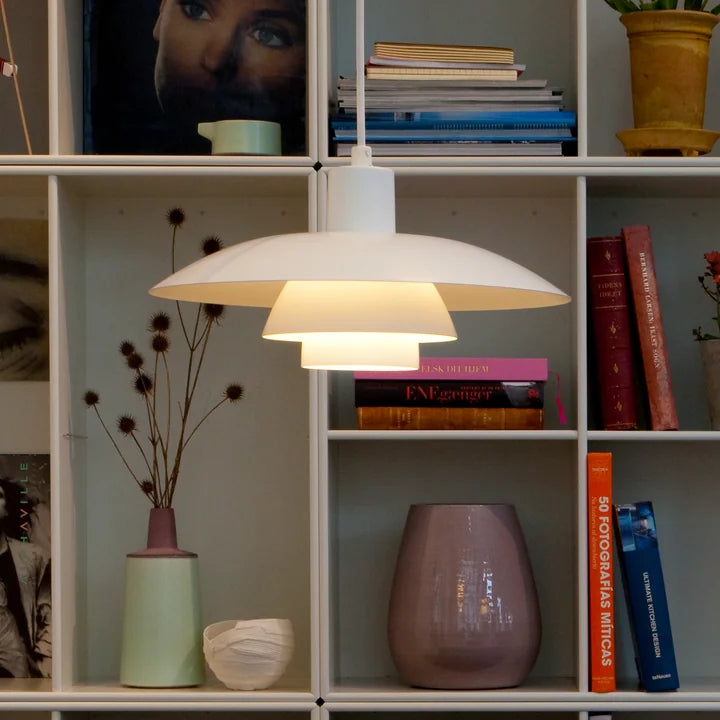 Suspension PH 4/3 de Poul Henningsen - Louis Poulsen-Blanc-The Woods Gallery