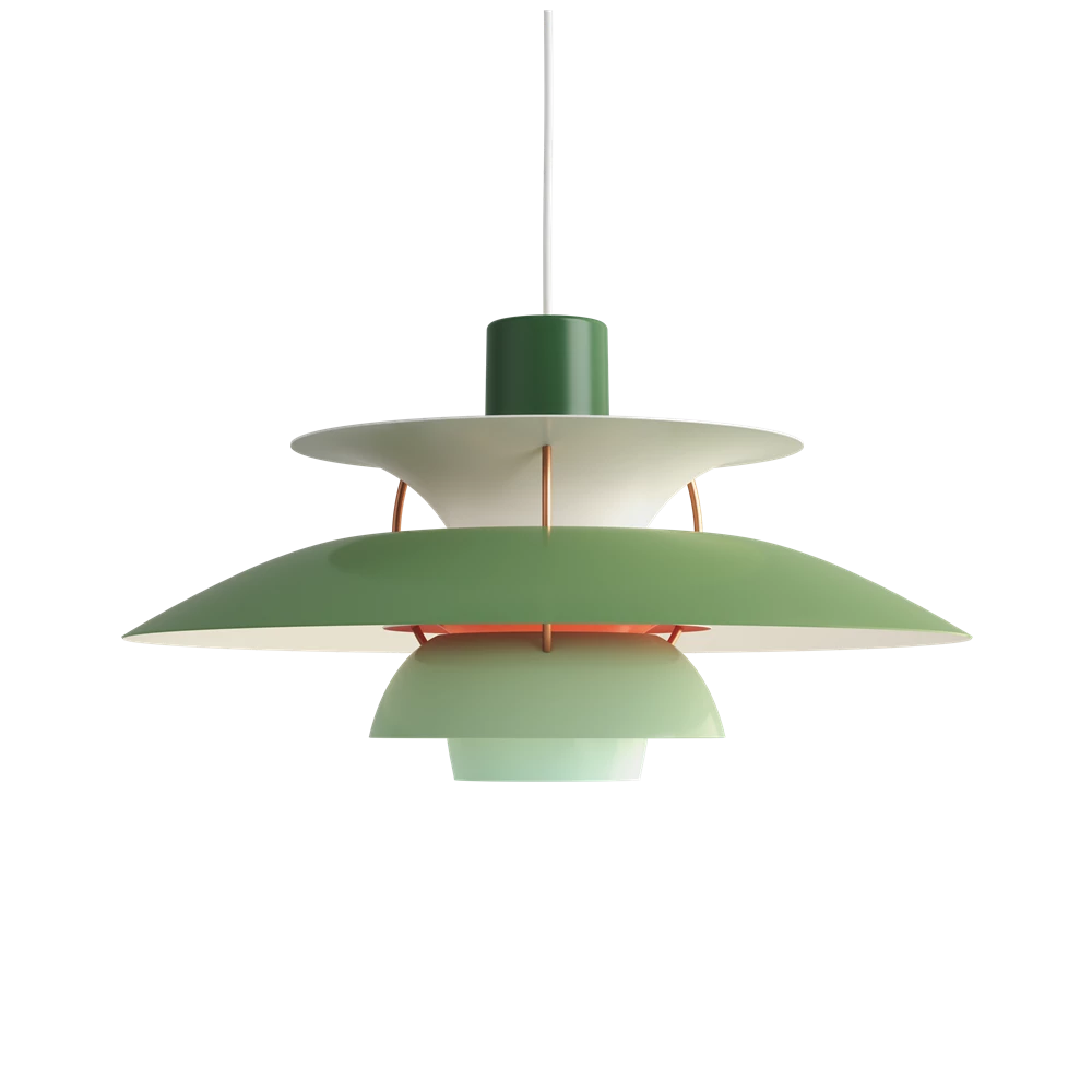 Suspension PH 5 - Louis Poulsen-Vert-The Woods Gallery