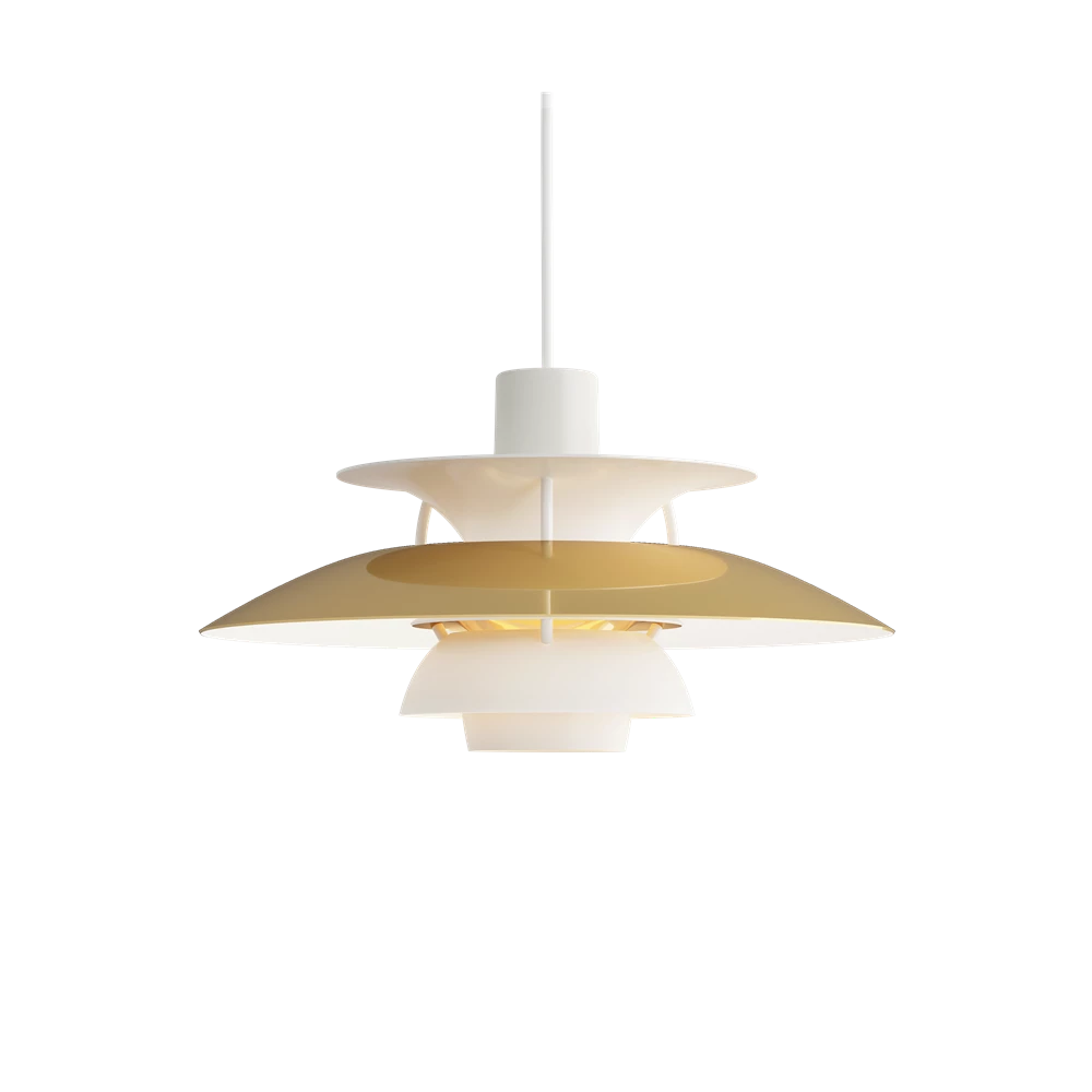 Suspension PH 5 mini - Louis Poulsen-Blanc moderne-The Woods Gallery