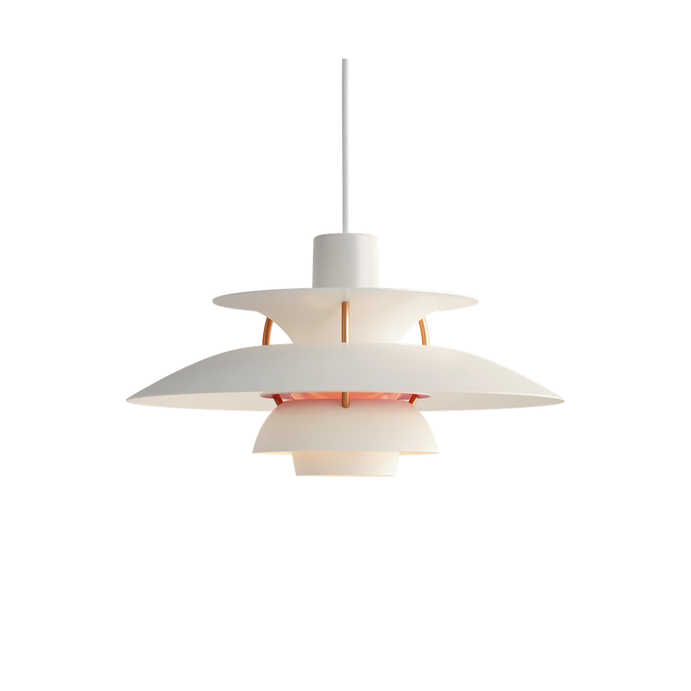 Suspension PH 5 mini - Louis Poulsen-Blanc moderne-The Woods Gallery