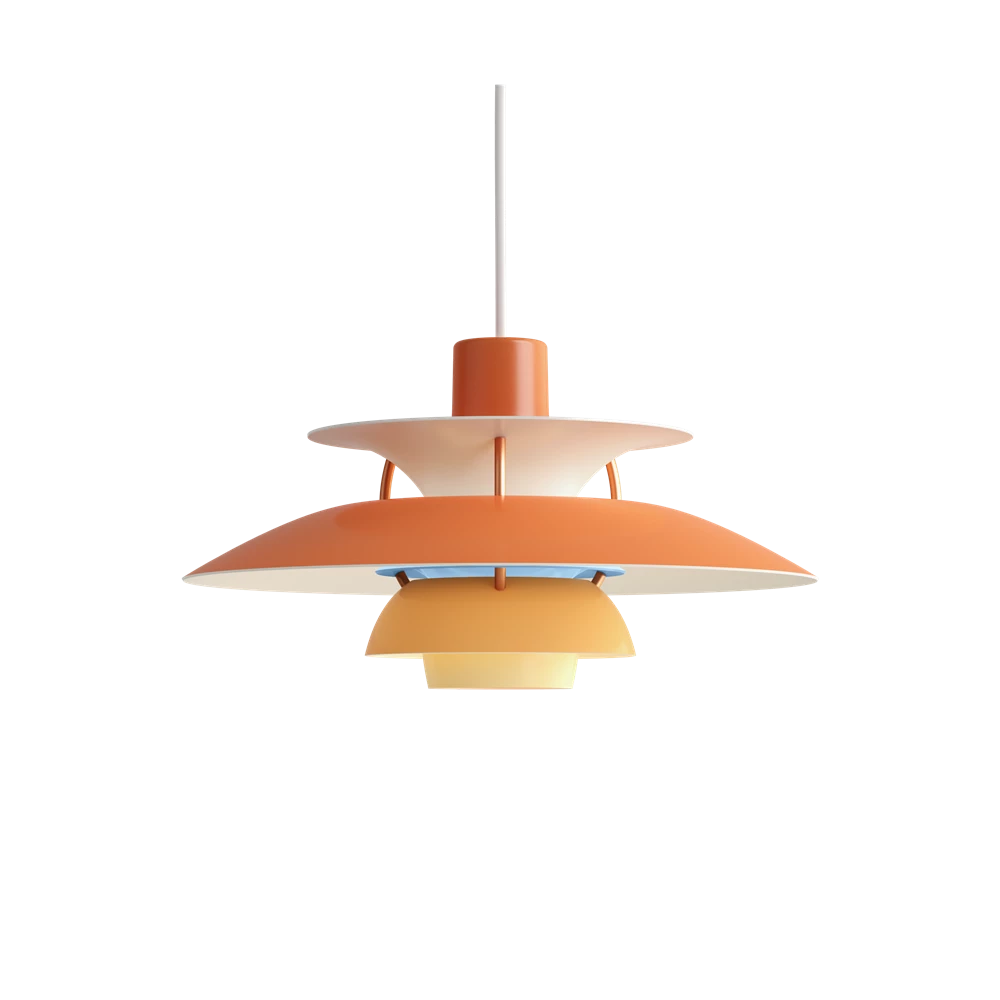 Suspension PH 5 mini - Louis Poulsen-Orange-The Woods Gallery