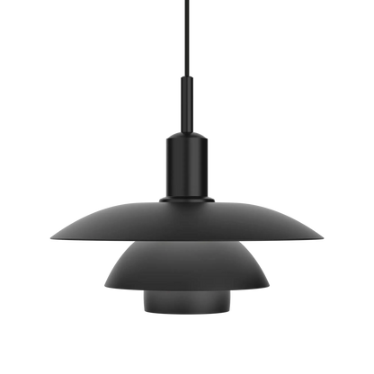 Suspension PH 5/5 de Poul Henningsen - Louis Poulsen-Métal noir-The Woods Gallery