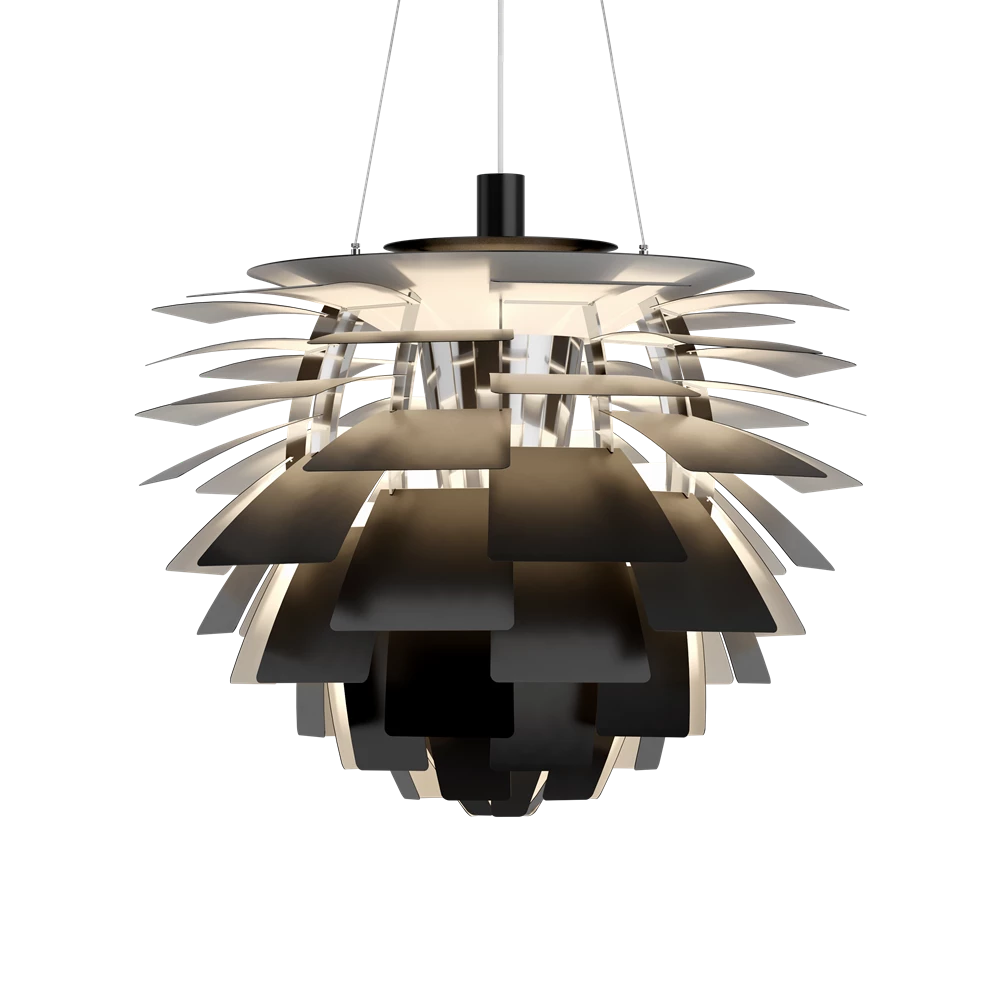 Suspension PH Artichoke - Louis Poulsen-Black-Ø 720-The Woods Gallery