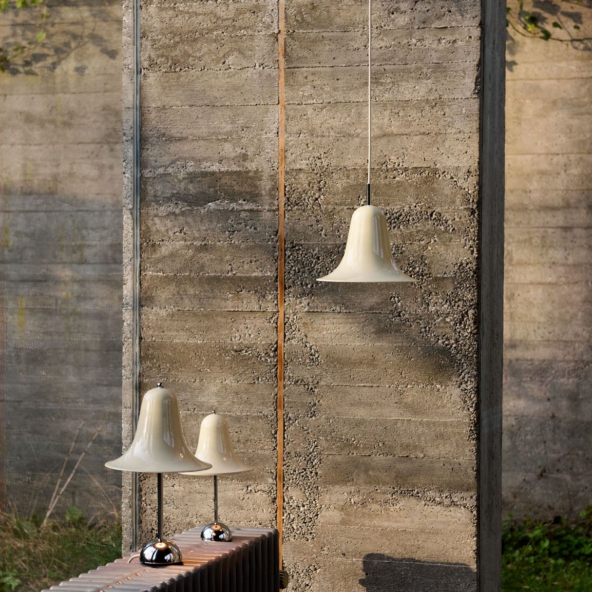 Suspension Pantop Ø23 Pendant de Verner Panton - Verpan-Marron-The Woods Gallery