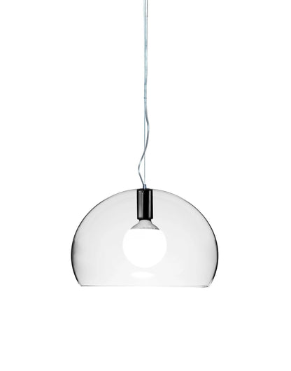 Suspension Small FL/Y Glossy Opaque de Ferruccio Laviani - Kartell-Cristal-The Woods Gallery