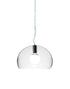 Suspension Small FL/Y Glossy Opaque de Ferruccio Laviani - Kartell-Cristal-The Woods Gallery