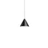 Suspension String Light tête cône de Michael Anastassiades - Flos-12 m-Interrupteur tactile-Noir-The Woods Gallery