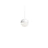 Suspension String Light tête sphère de Michael Anastassiades - Flos-12 m-Interrupteur tactile-Blanc-The Woods Gallery