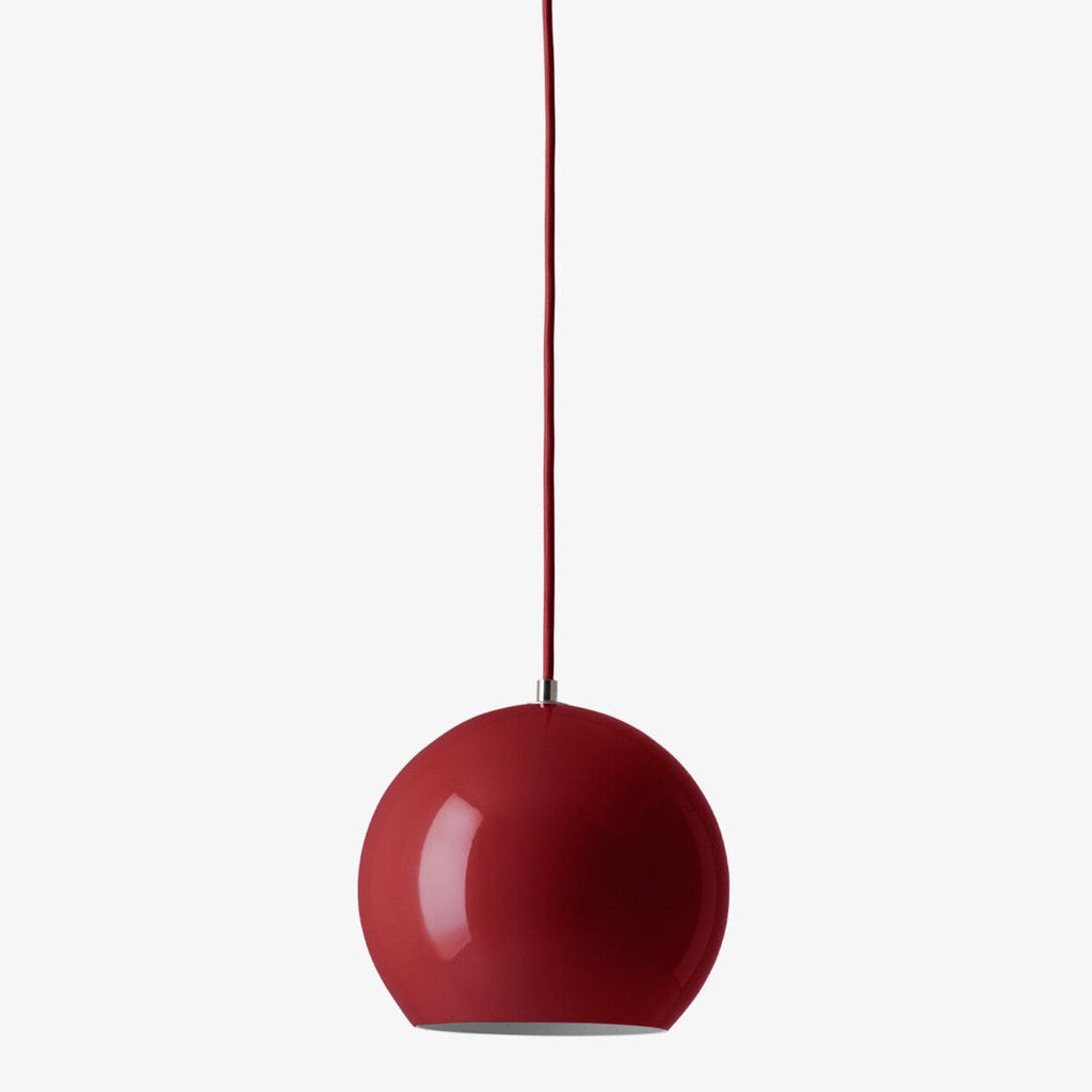 Suspension Topan VP6 de Verner Panton - &Tradition-Rouge-The Woods Gallery