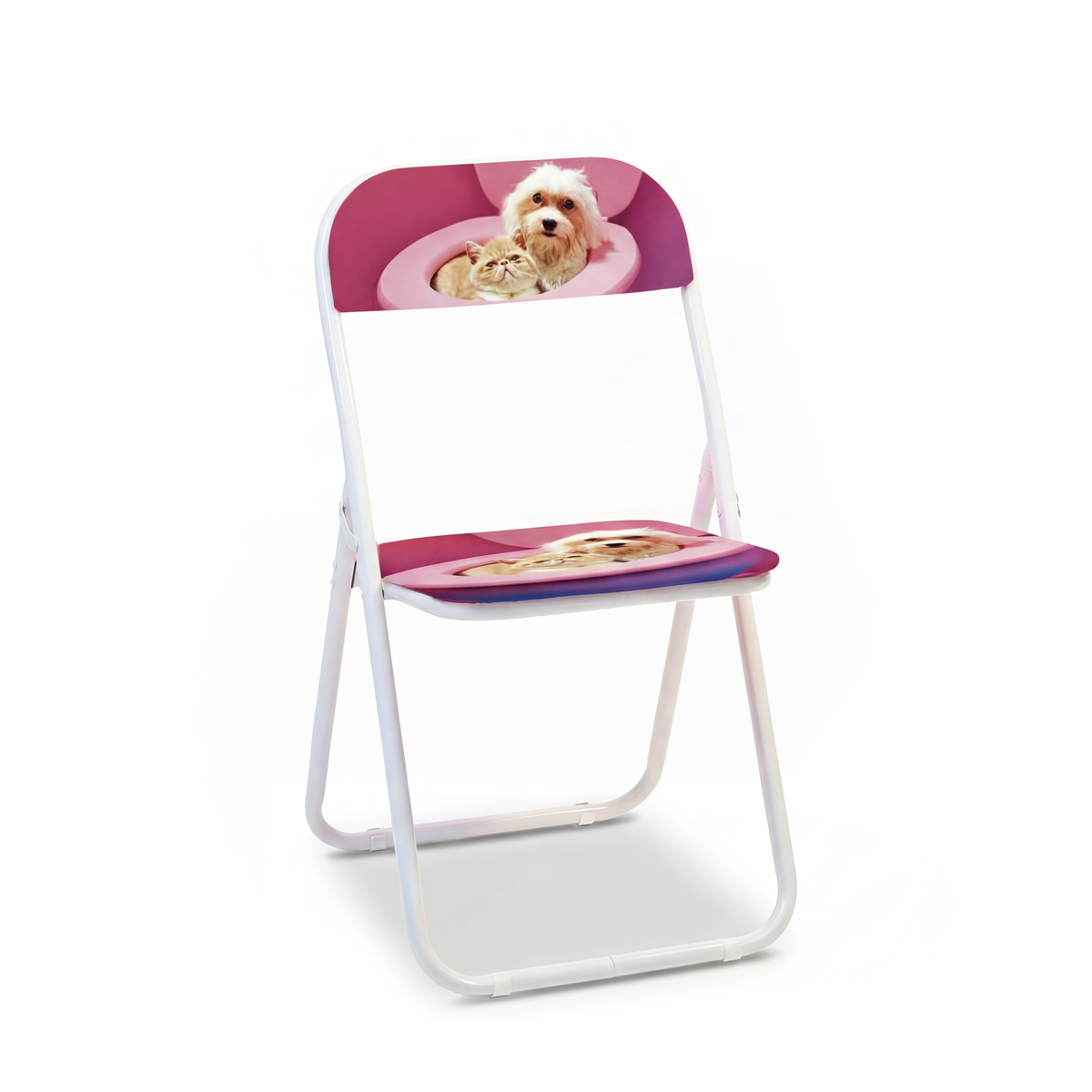 Chaise pliante BFF de ToiletPaper - Seletti-vue 1-The Woods Gallery