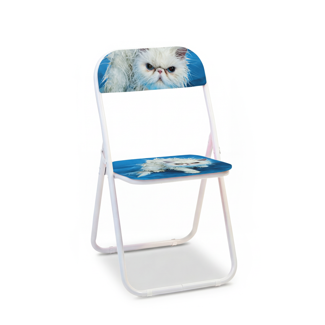Chaise pliante Angry Cat de ToiletPaper - Seletti-vue 1-The Woods Gallery