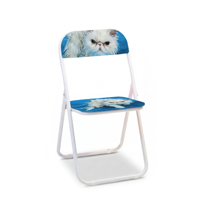 Chaise pliante Angry Cat de ToiletPaper - Seletti-vue 1-The Woods Gallery