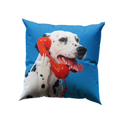 Coussin Dog Call Center de ToiletPaper - Seletti-vue 1-The Woods Gallery