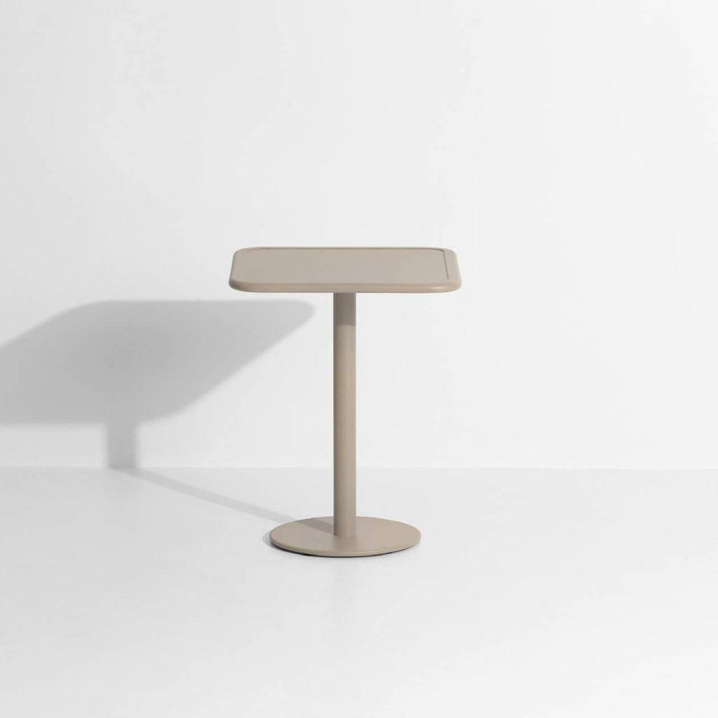 Table Bistrot Carrée Week-End L 60 - Petite Friture-Noir-The Woods Gallery