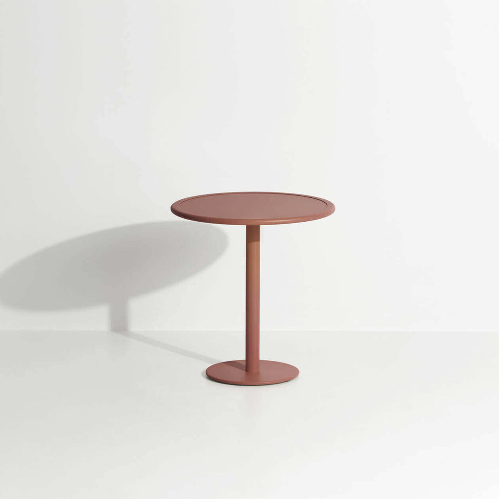 Table Bistrot Week-End L 70 - Petite Friture-Terracotta-The Woods Gallery