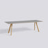 Table CPH 30 de Ronan et Erwan Bouroullec - Hay-Chêne massif laqué, plateau linoléum gris, L 250 x P 90 x H 74 cm-The Woods Gallery