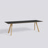 Table CPH 30 de Ronan et Erwan Bouroullec - Hay-Chêne massif laqué, plateau linoléum noir, L 250 x P 90 x H 74 cm-The Woods Gallery