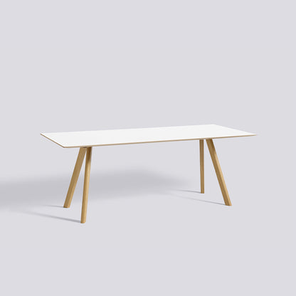 Table CPH 30 de Ronan et Erwan Bouroullec - Hay-Chêne massif laqué, plateau stratifié blanc, L 200 x P 90 x H 74 cm-The Woods Gallery