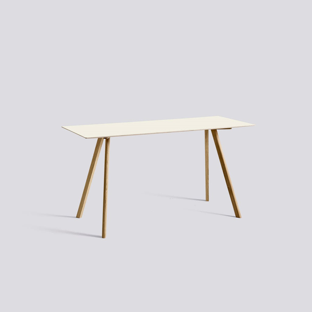Table CPH 30 par Ronan & Erwan Bouroullec L 200 cm - Hay-Chêne Blanc cassé-L200 X l 80 X H105 cm-The Woods Gallery