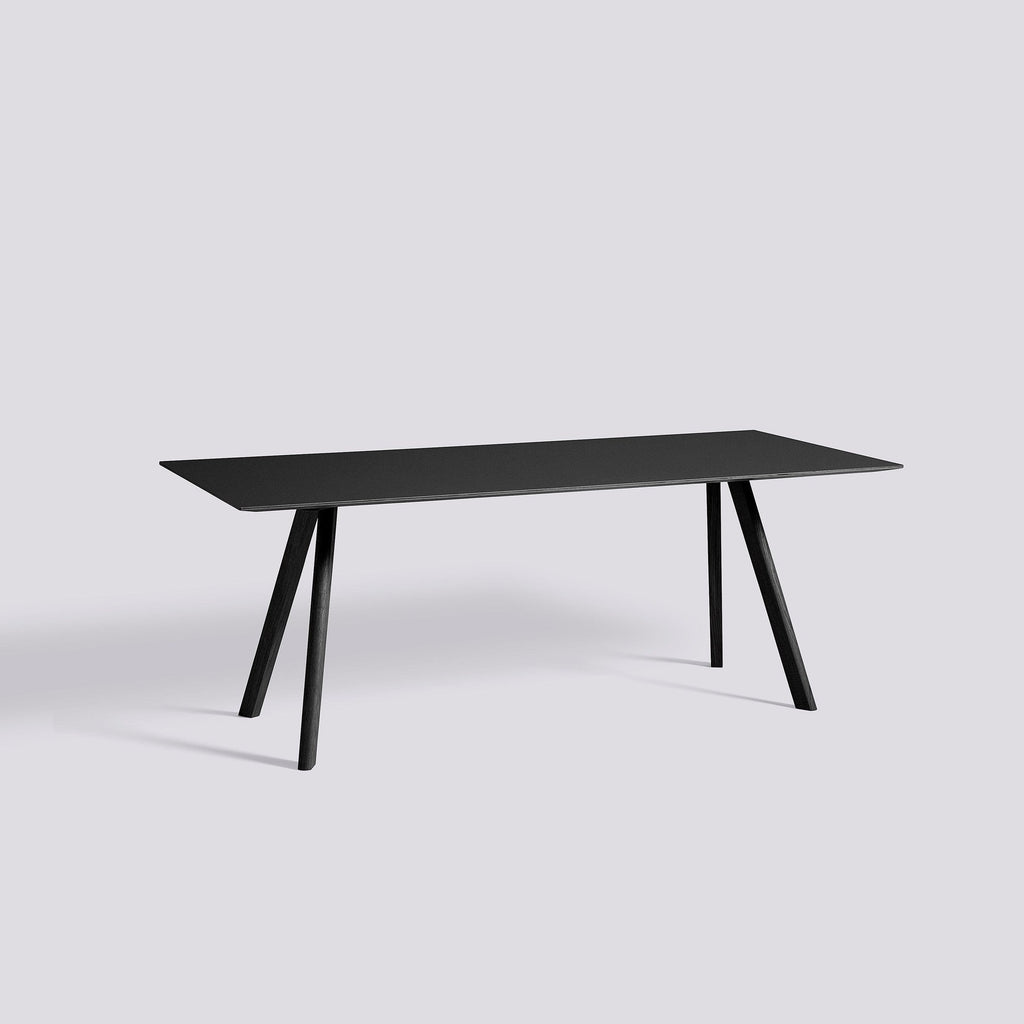 Table CPH 30 par Ronan & Erwan Bouroullec L 200 cm - Hay-Chêne Noir Pieds Noir-L200 X l 90 X H74 cm-The Woods Gallery