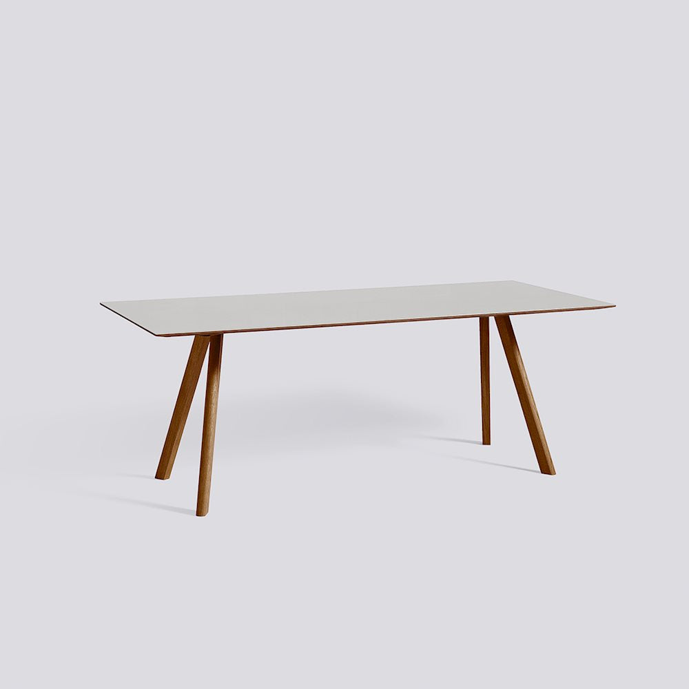 Table CPH 30 par Ronan & Erwan Bouroullec L 200 cm - Hay-Noyer Gris clair-L200 X P 90 X H74 cm-The Woods Gallery