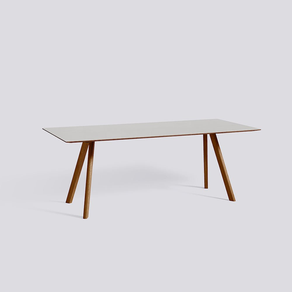 Table CPH 30 par Ronan & Erwan Bouroullec L 200 cm - Hay-Noyer Gris clair-L200 X l 90 X H74 cm-The Woods Gallery