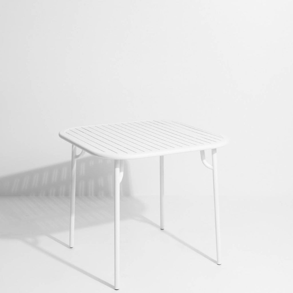 Table Carrée Week-End Ø 85 - Petite Friture-Blanc-The Woods Gallery