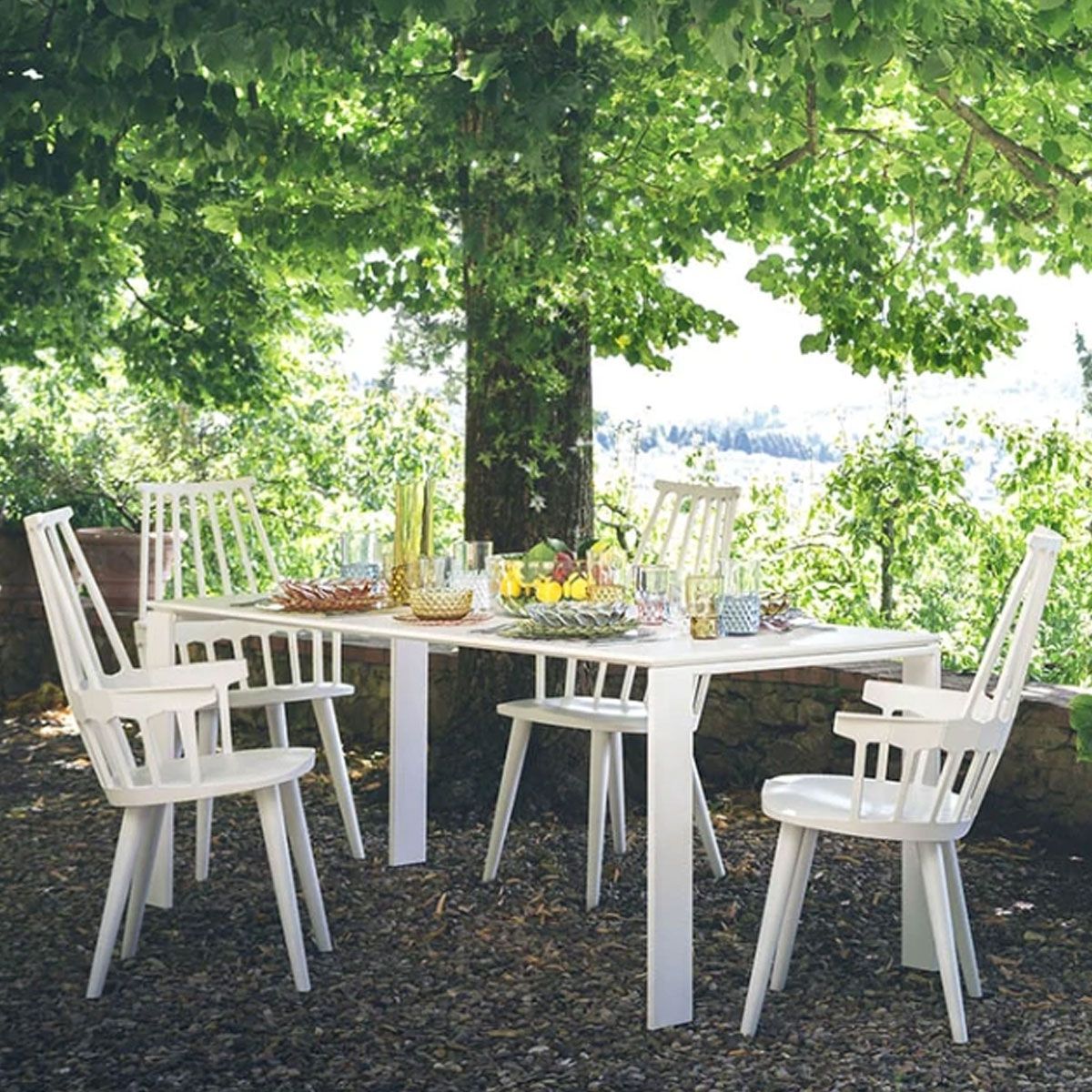 Table Four Outdoor L 223 cm de Ferruccio Laviani - Kartell-The Woods Gallery