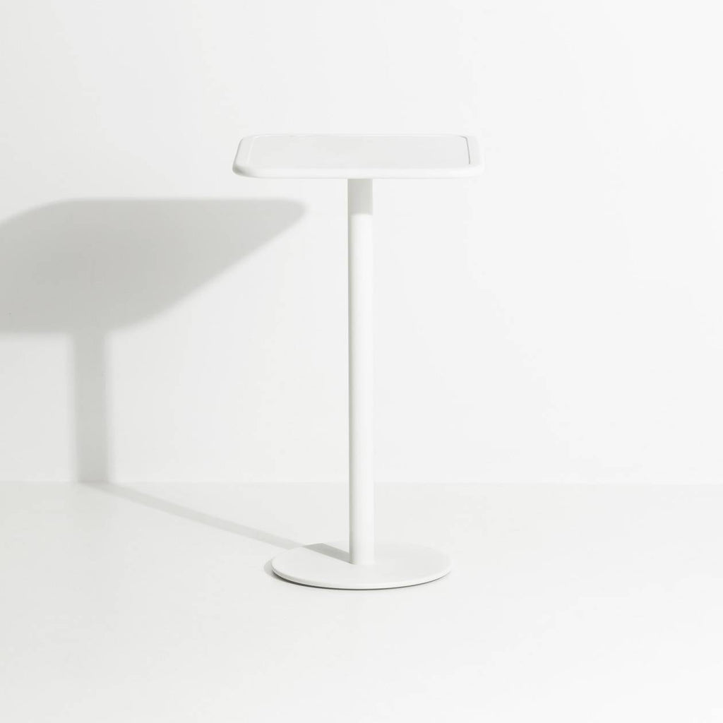 Table Haute Mange-debout Carrée Week-End Ø 60- Petite Friture-Noir-The Woods Gallery