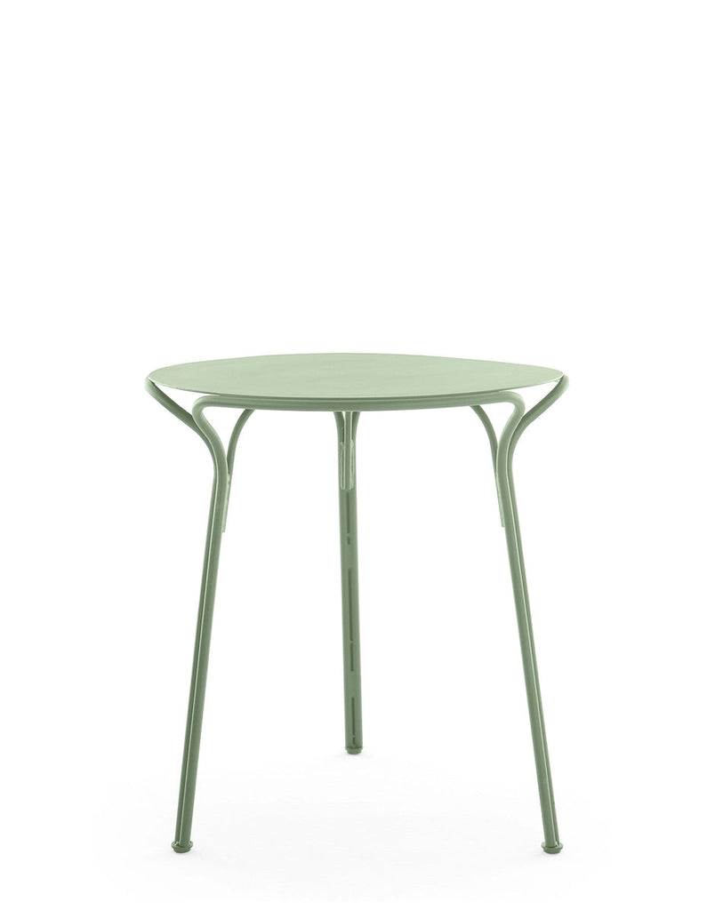 Table HiRay- Ludovica + Roberto Palomba Ø 60 - Kartell-blanc-The Woods Gallery