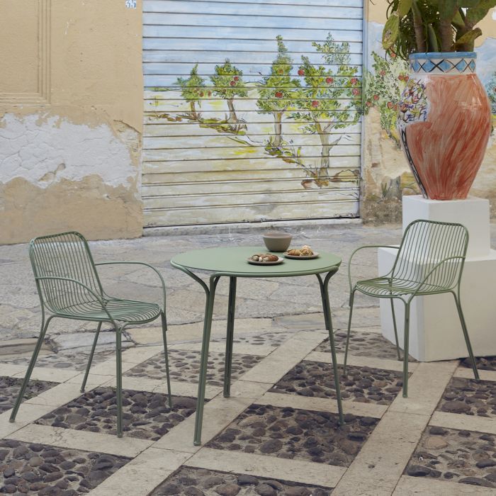 Table HiRay- Ludovica + Roberto Palomba Ø 60 - Kartell-blanc-The Woods Gallery