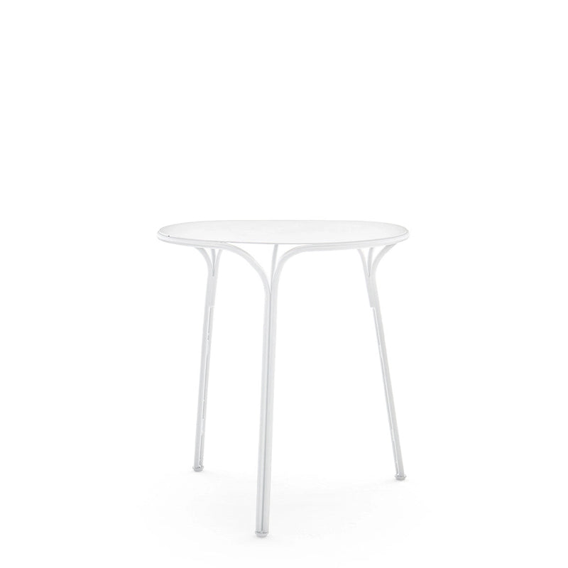 Table HiRay- Ludovica + Roberto Palomba Ø 60 - Kartell-blanc-The Woods Gallery