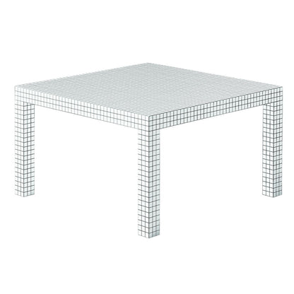 Table Quaderna 2600 de Superstudio - L 126 cm - Zanotta-The Woods Gallery