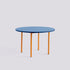 Table Ronde Two-Colour Ø 120 par Muller Van Severen - Hay-Bleu-The Woods Gallery