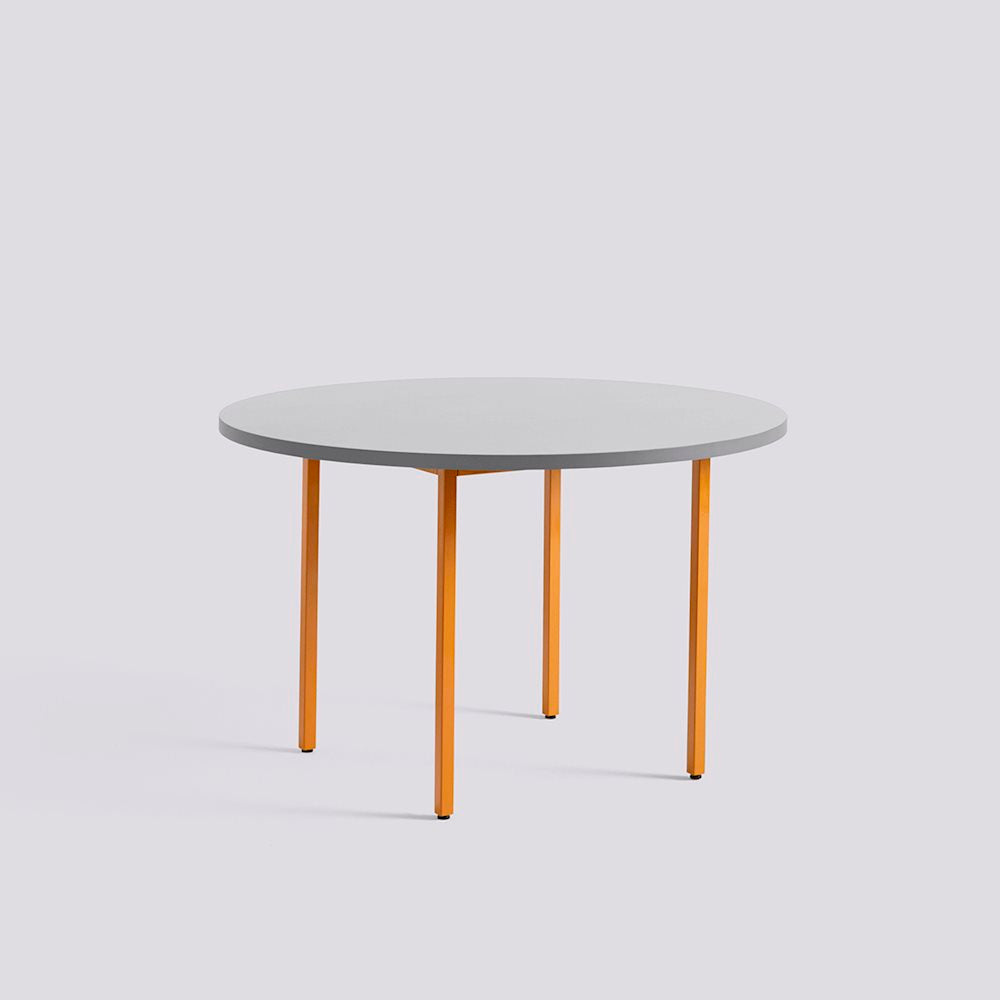 Table Ronde Two-Colour Ø 120 par Muller Van Severen - Hay-Gris-The Woods Gallery