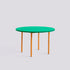 Table Ronde Two-Colour Ø 120 par Muller Van Severen - Hay-Vert-The Woods Gallery