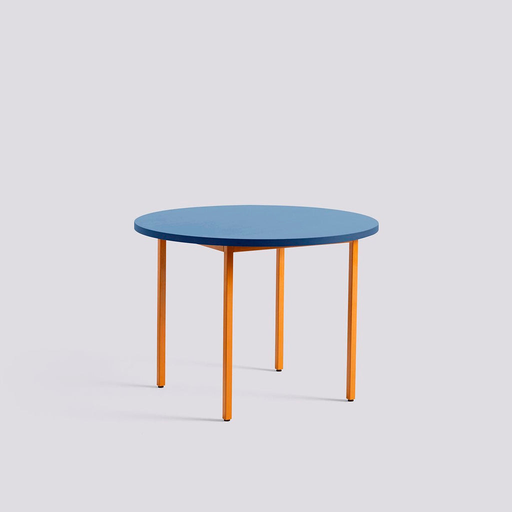 Table Ronde Two-Colour par Muller Van Severen - Ø105 - Hay-Gris-The Woods Gallery
