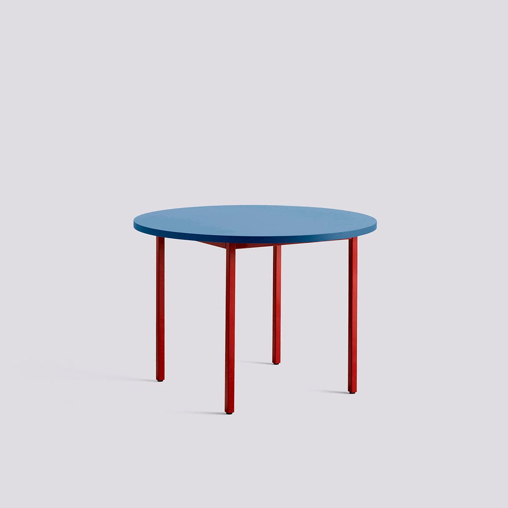 Table Ronde Two-Colour par Muller Van Severen - Ø105 - Hay-Gris-The Woods Gallery
