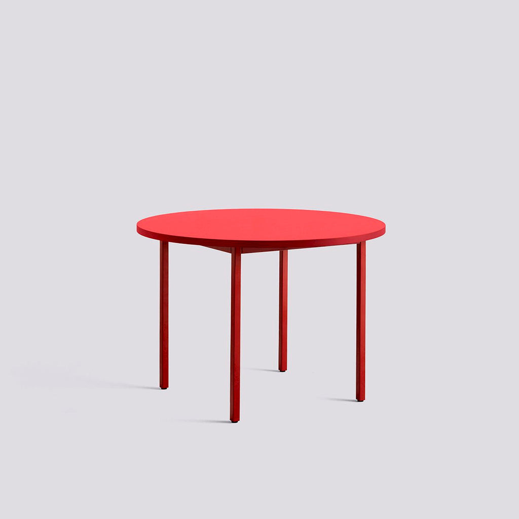 Table Ronde Two-Colour par Muller Van Severen - Ø105 - Hay-Gris-The Woods Gallery