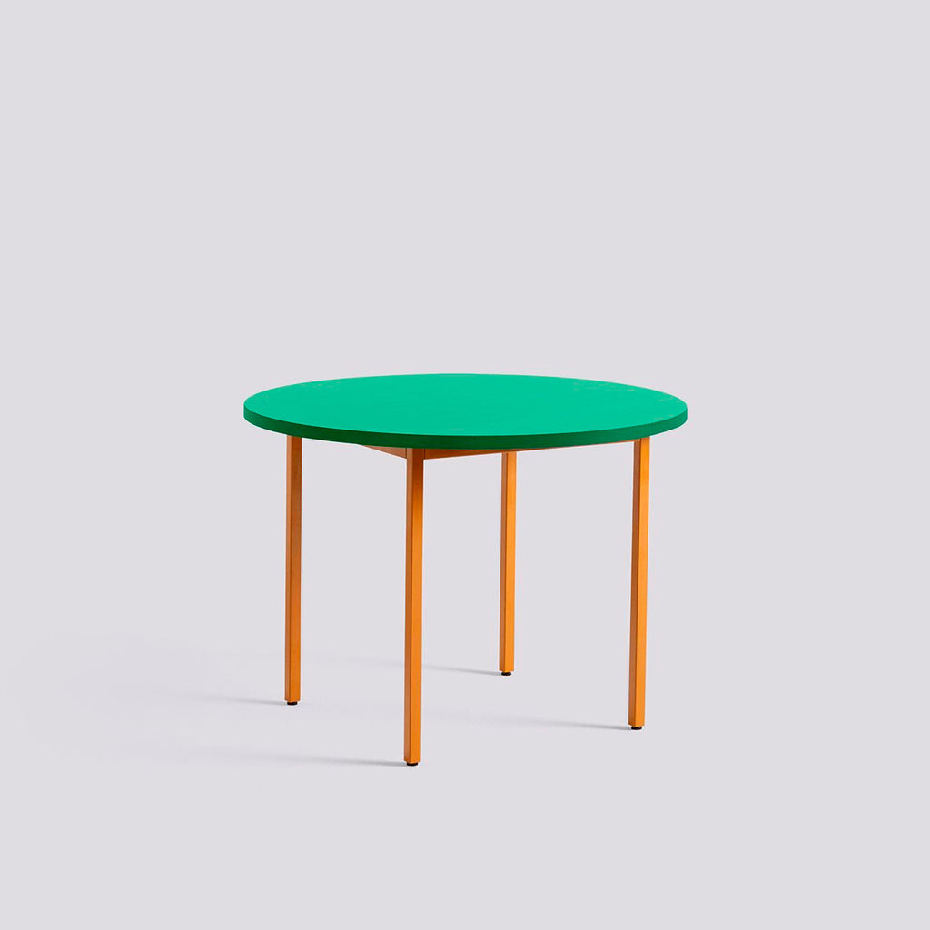Table Ronde Two-Colour par Muller Van Severen - Ø105 - Hay-Gris-The Woods Gallery